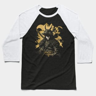 Feudal Japan Samurai - Ancient Scroll Baseball T-Shirt